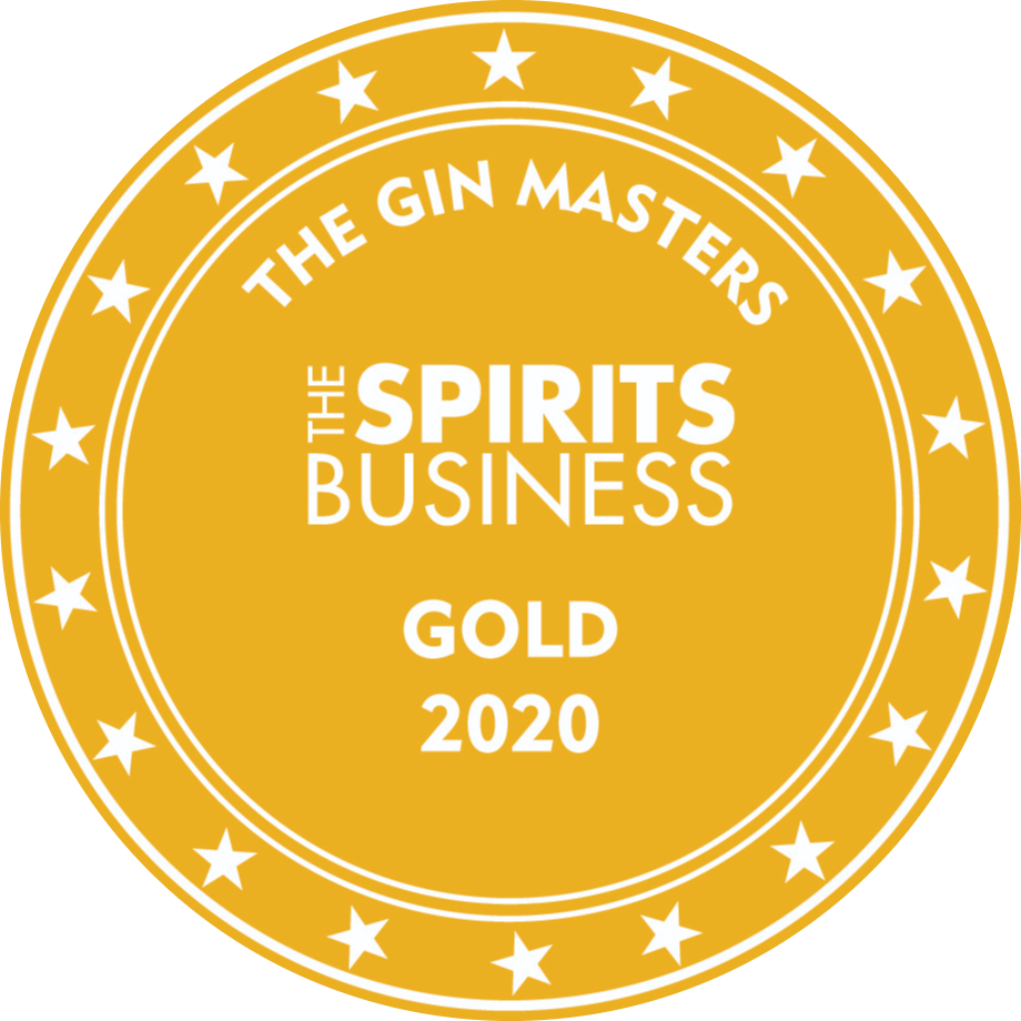 the spirits business gin masters 2020 gold award logo