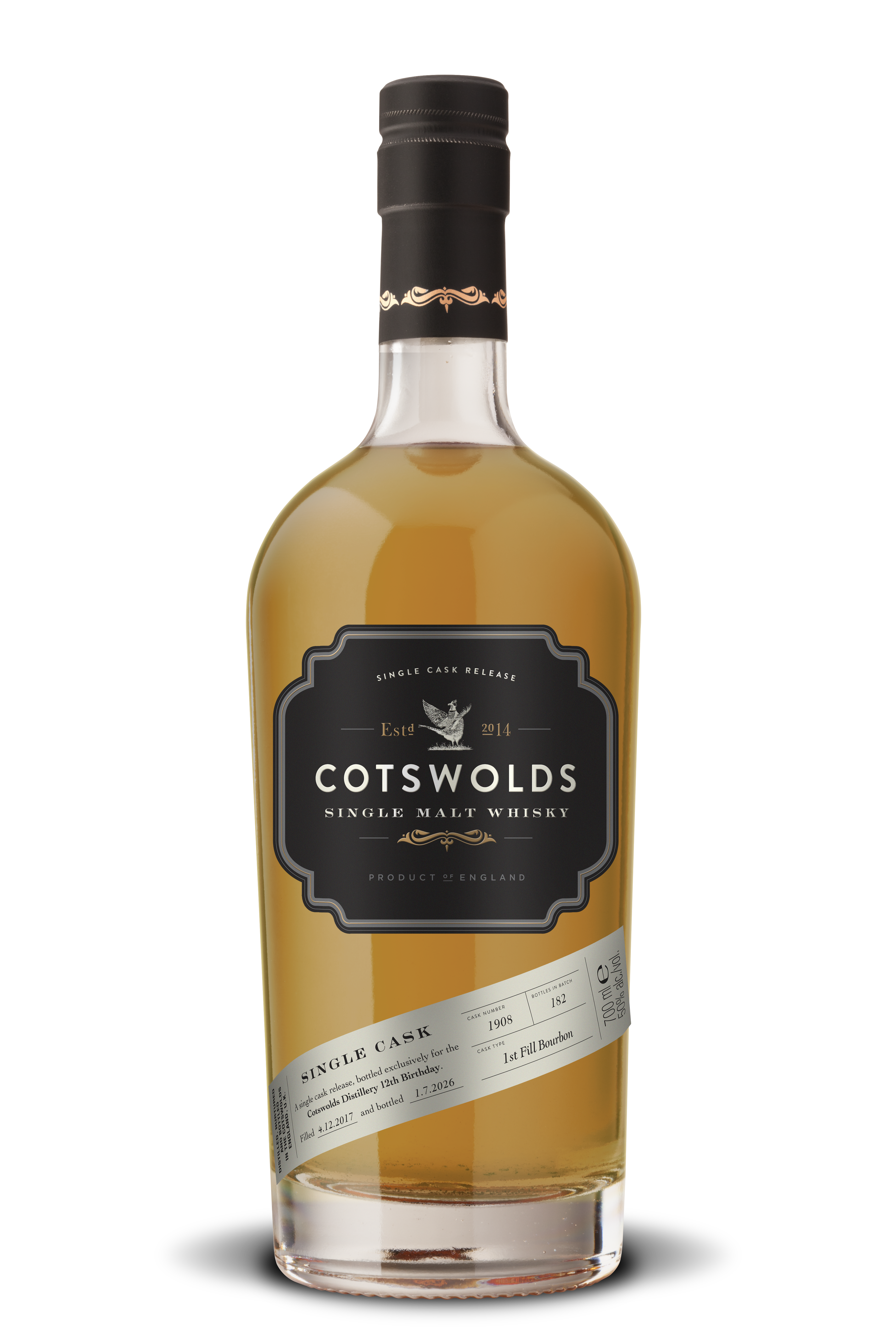 Cotswolds Distillery 12th Birthday Single Malt Whisky (Pre-Order)