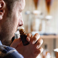 man sniffing
