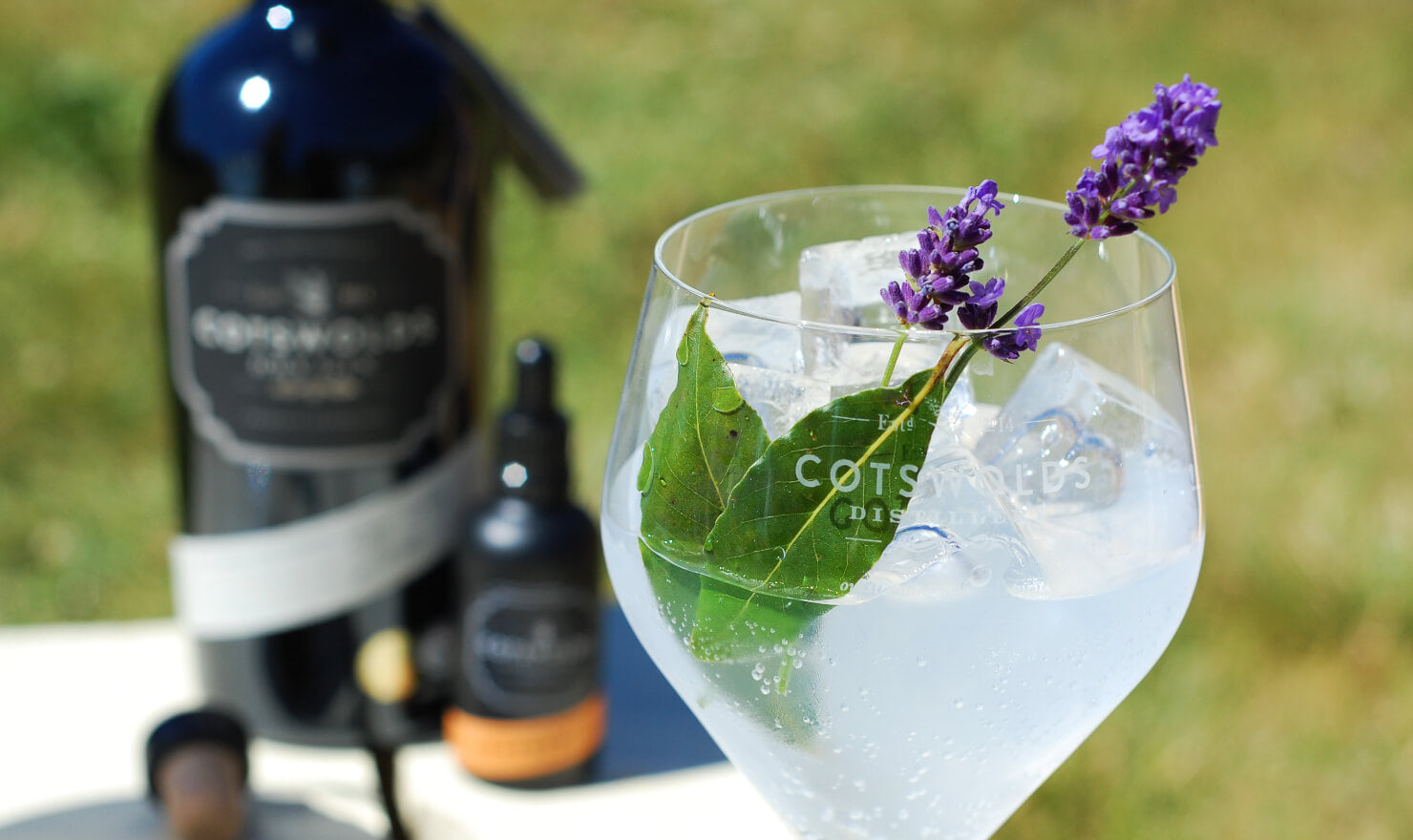 cotswolds dry gin with cloudy g&t