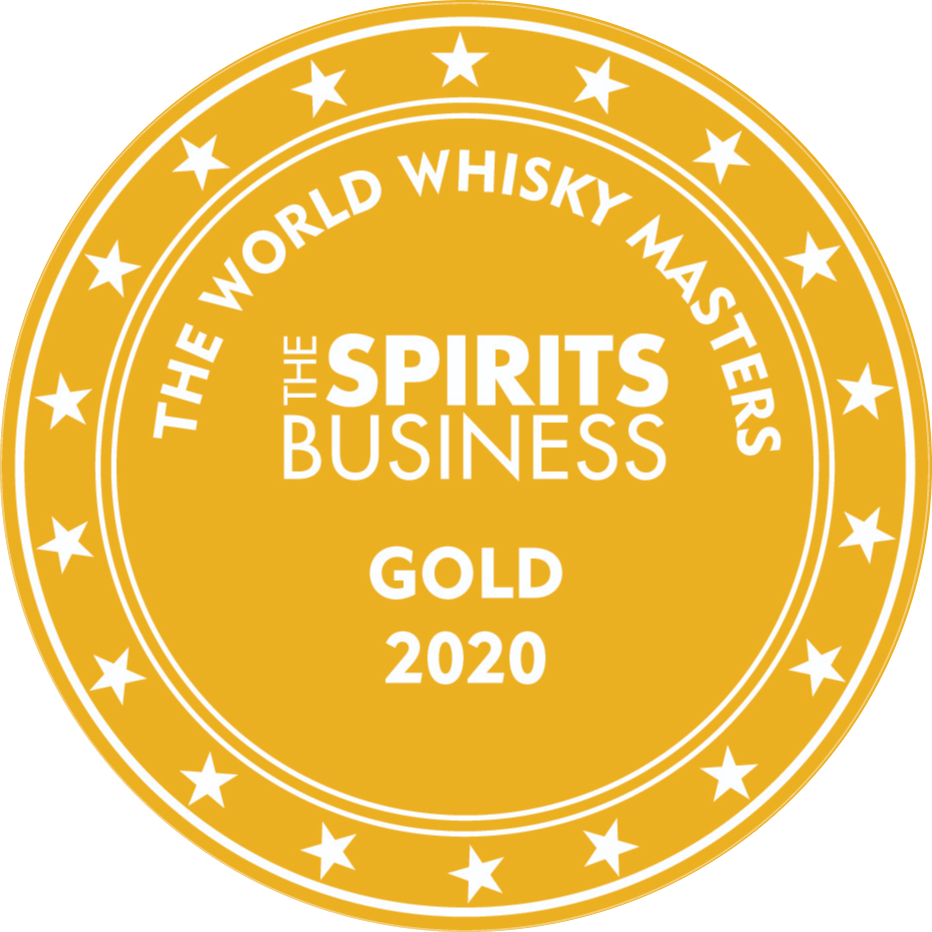 world whisky masters 2020 gold award logo