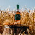 Bottle of peated whisky