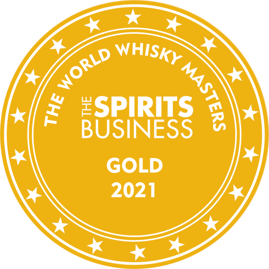 world whisky masters 2021 gold award logo