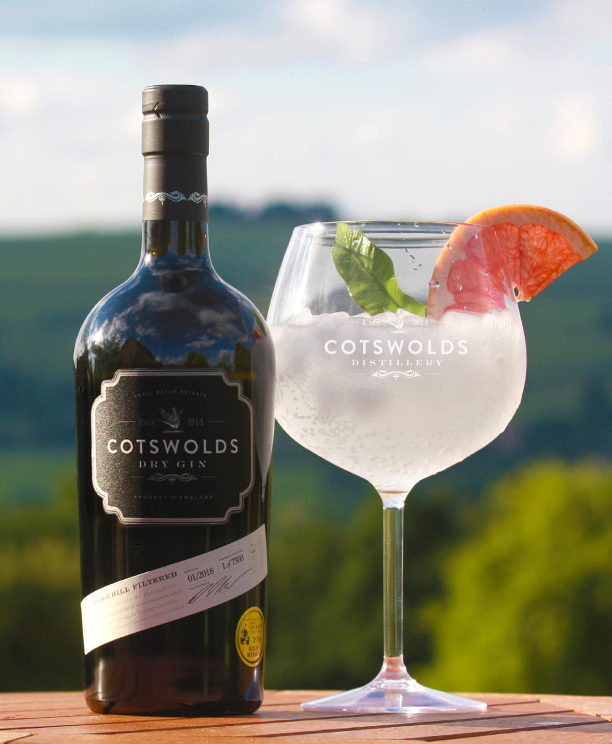 cotswolds dry gin and cloudy g&t