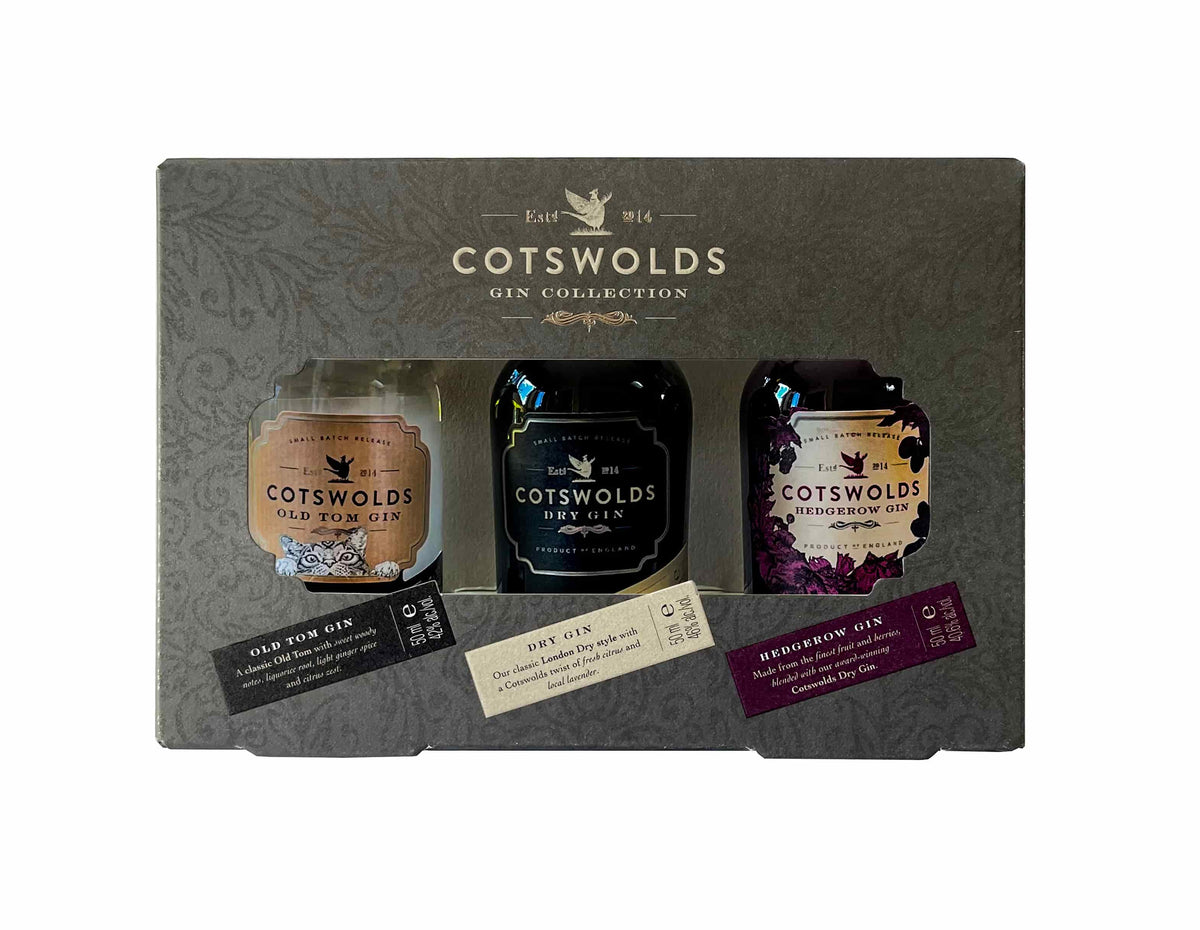 Miniature Cotswolds Gin Trio Gift Set