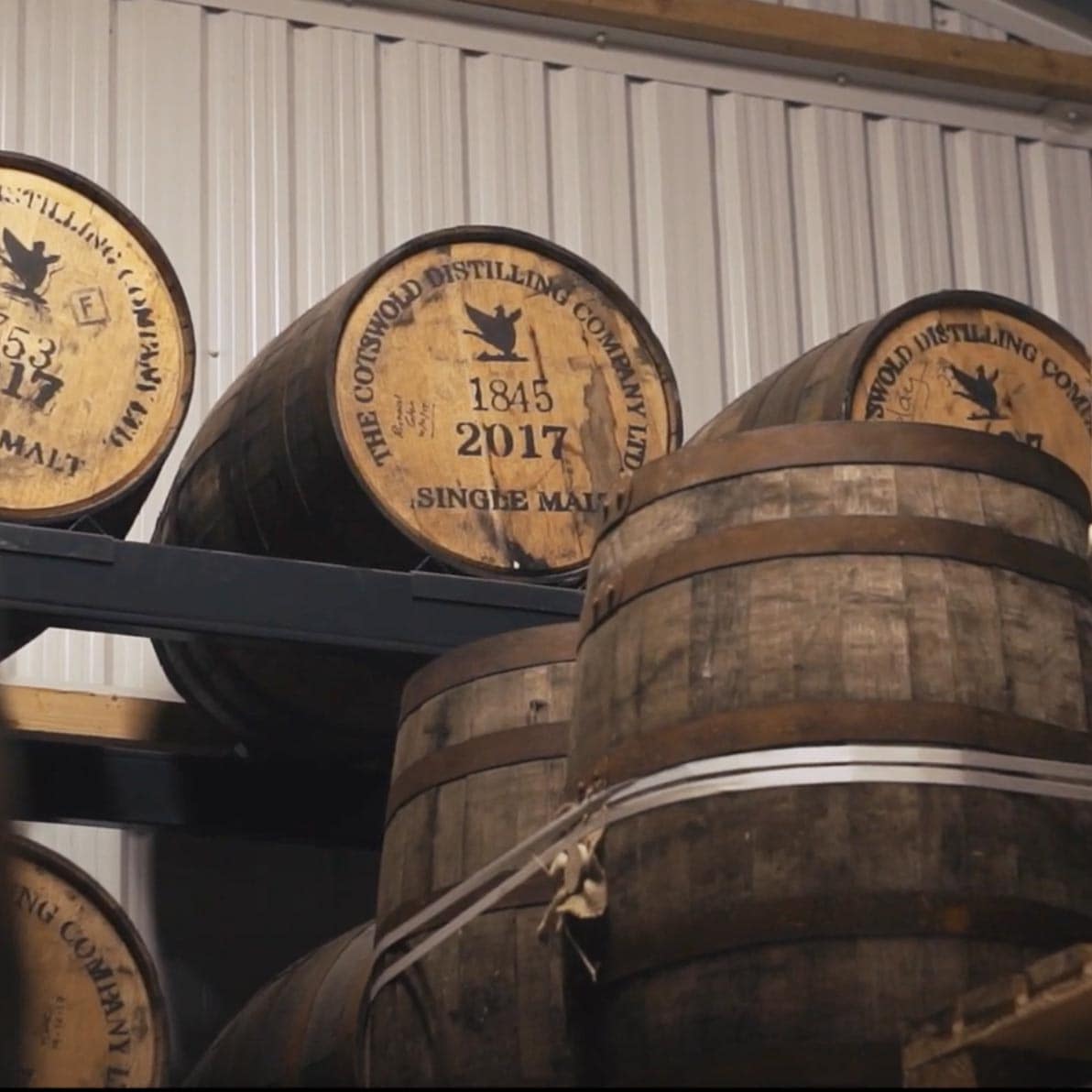 cotswolds distillery barrels