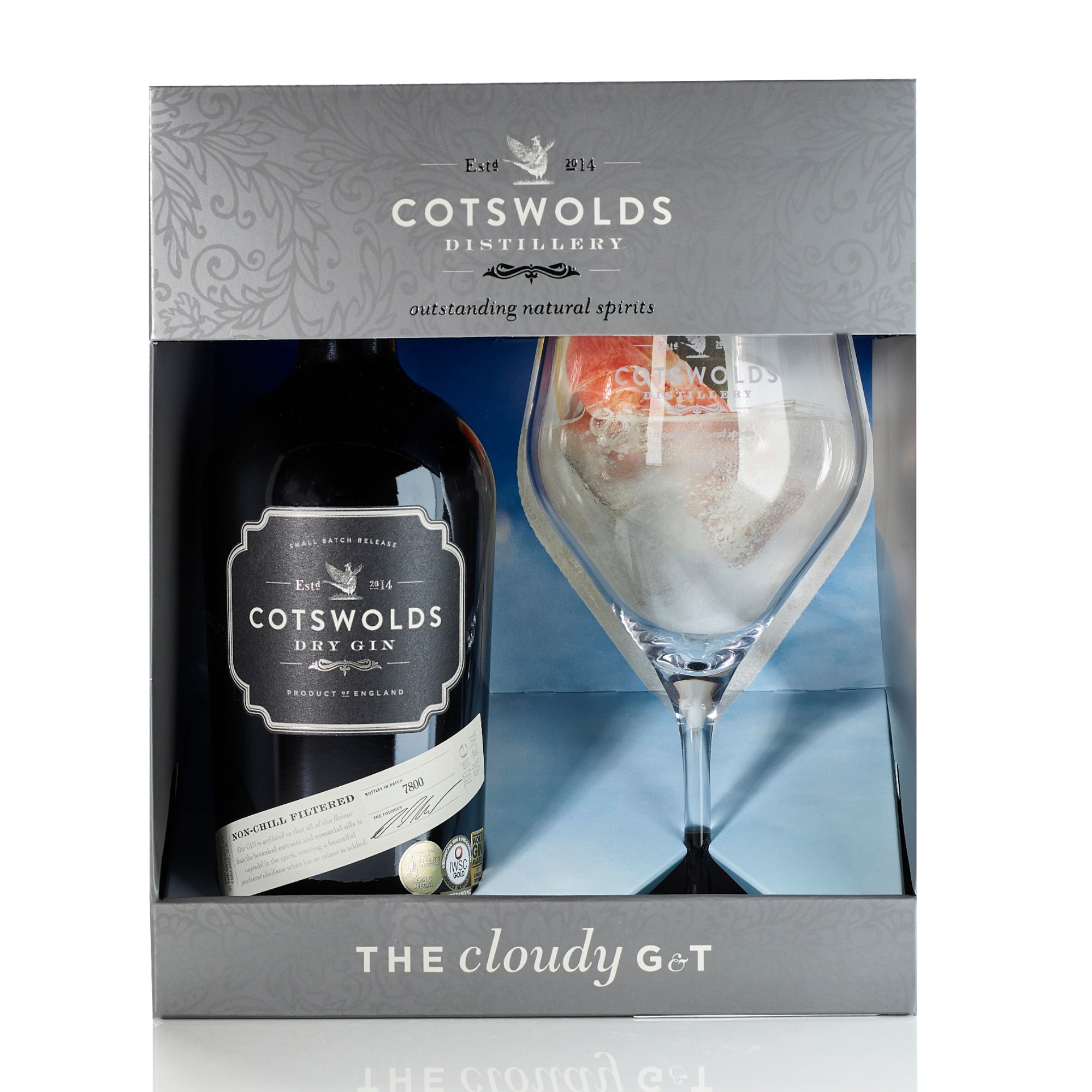 COTSWOLDS DRY GIN AND COPA GLASS GIFT SET