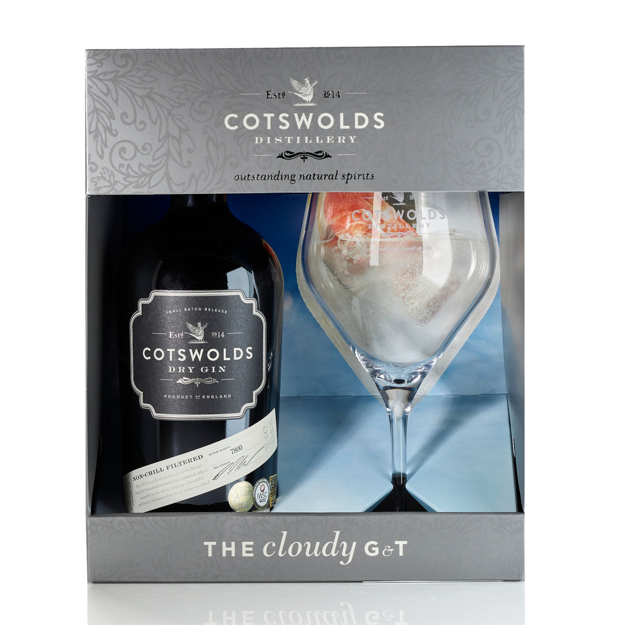 Cotswolds Dry Gin And Copa Glass Gift Set Cotswolds Distillery