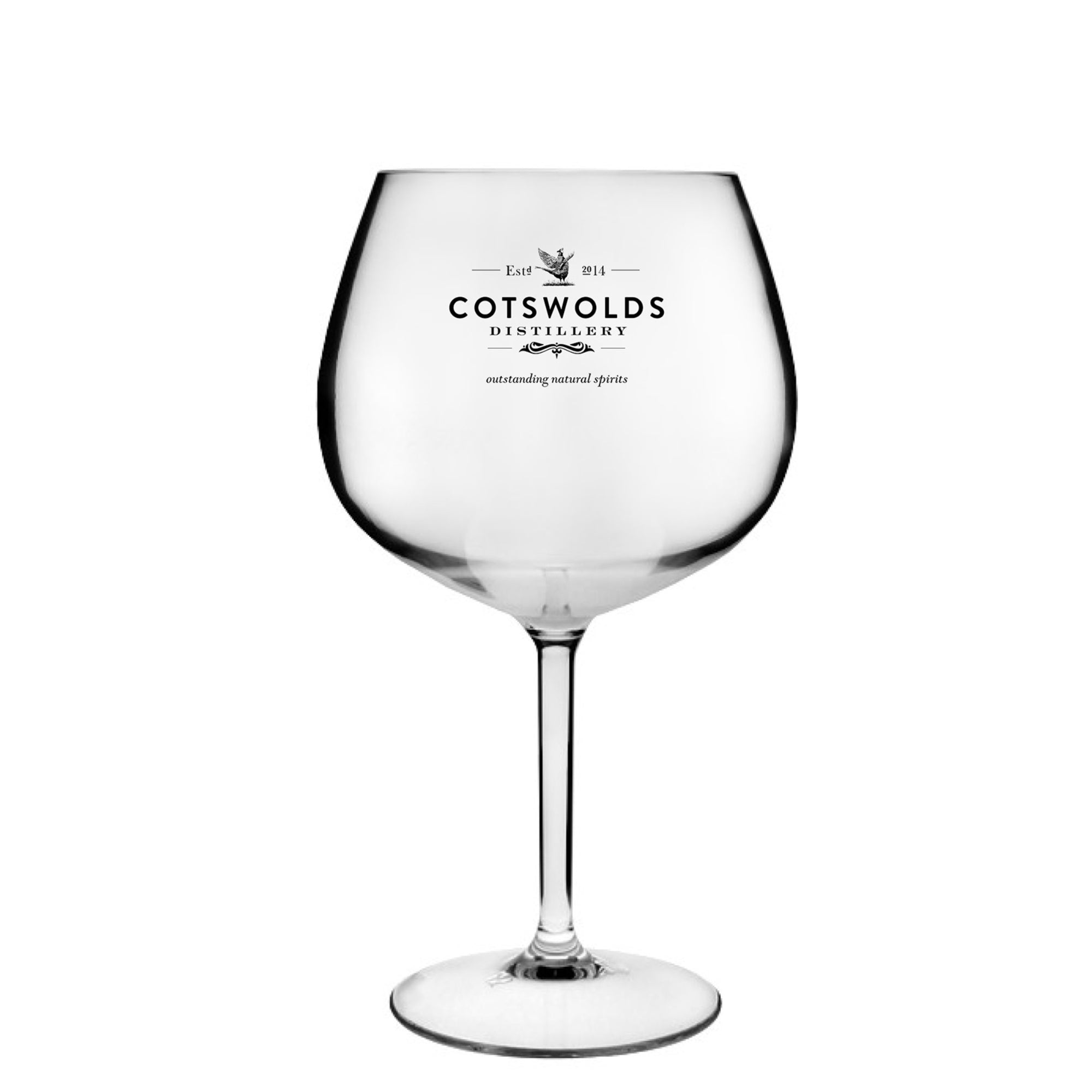 PLASTIC GIN COPA GLASS