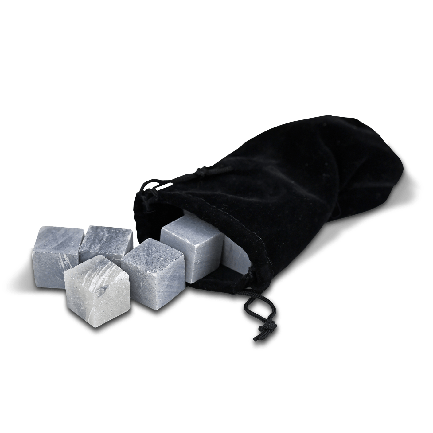 whisky stones and pouch